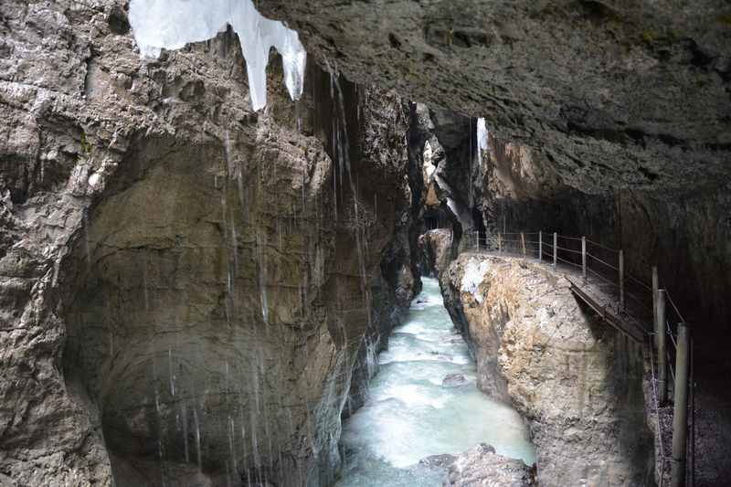 Winterwanderung Bayern durch die Partnachklamm