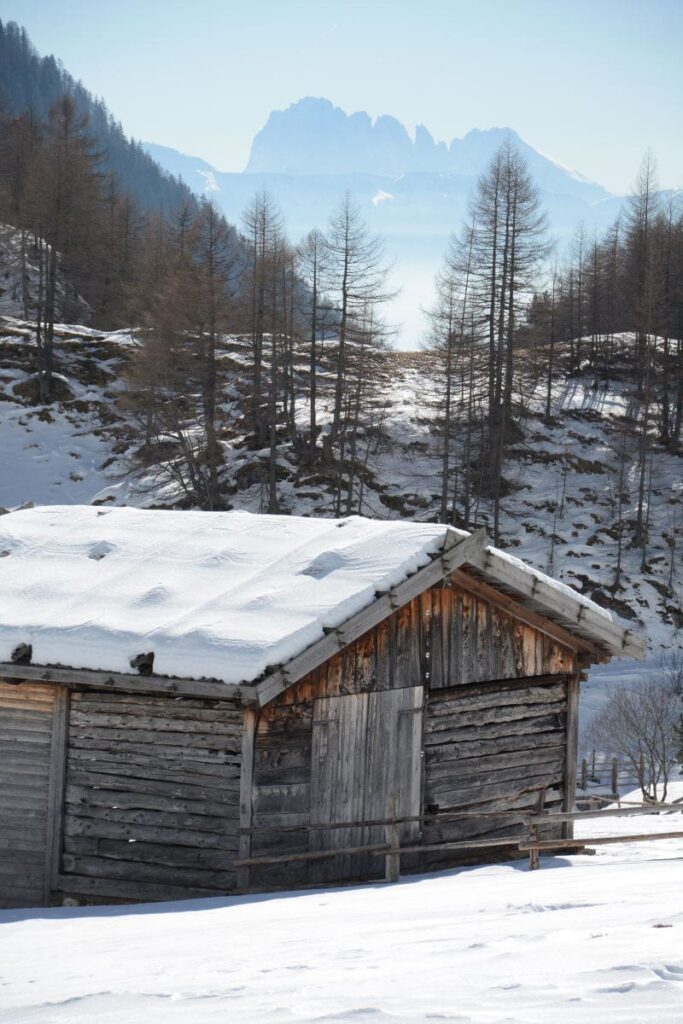 Winterwandern Südtirol zur Fane Alm